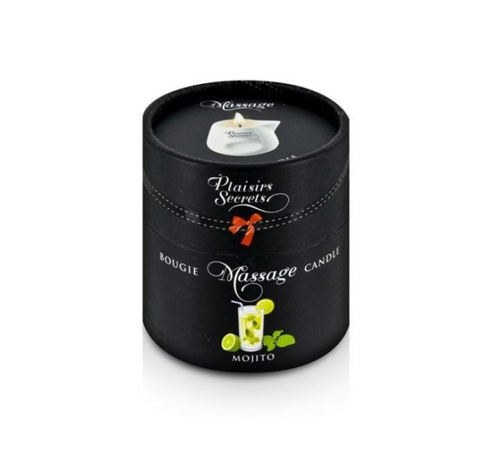 Масажна свічка Plaisirs Secrets з ароматом Мохіто 80 мл