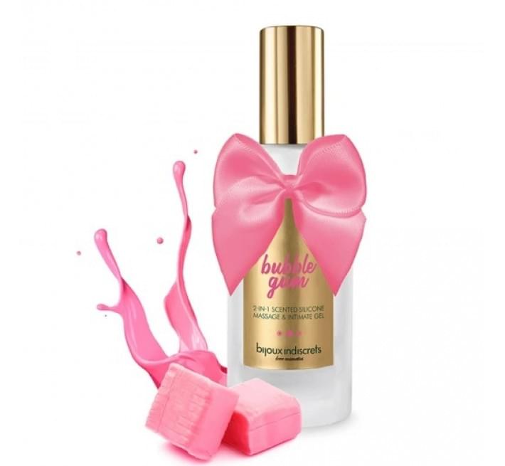 Масажний гель 2 в 1 Bijoux Cosmetiques BUBBLEGUM 100мл