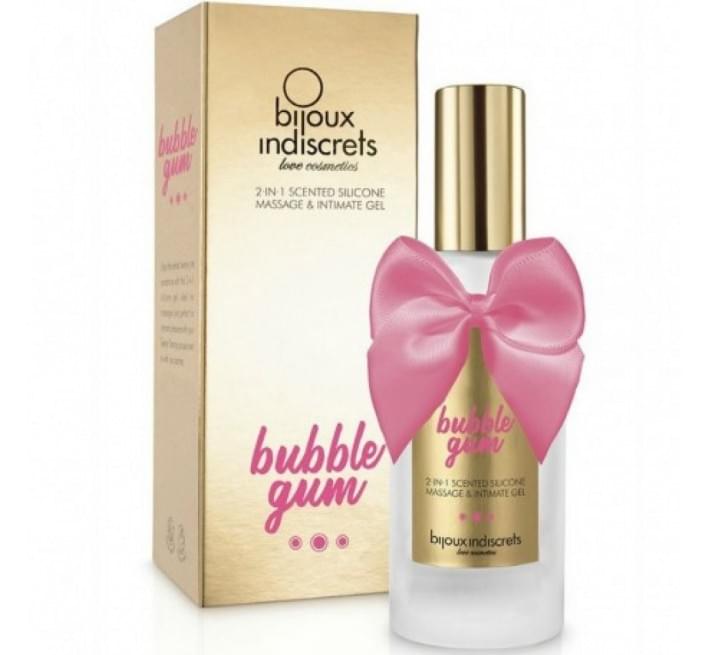 Масажний гель 2 в 1 Bijoux Cosmetiques BUBBLEGUM 100мл