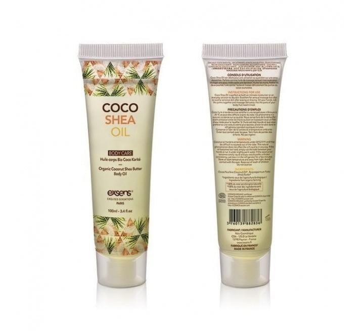 Органическое кокосовое масло Карите Ши для тела EXSENS Coco Shea Oil 100 мл