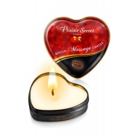 Масажна свічка серце Plaisirs Secrets Шоколадна 35 мл