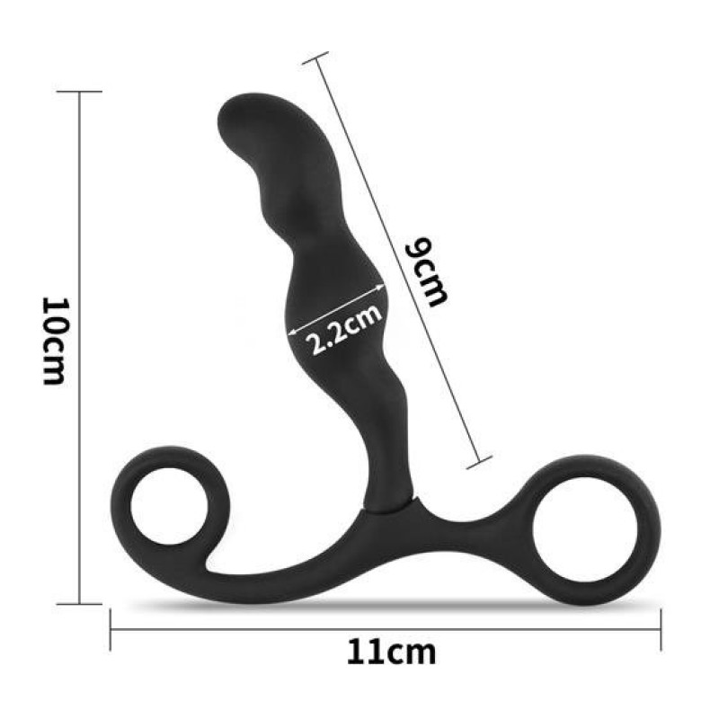 Масажер простати LoveToy Anal Indulgence Collection Ultimate Silicone PLoveToySpot Teaser Black
