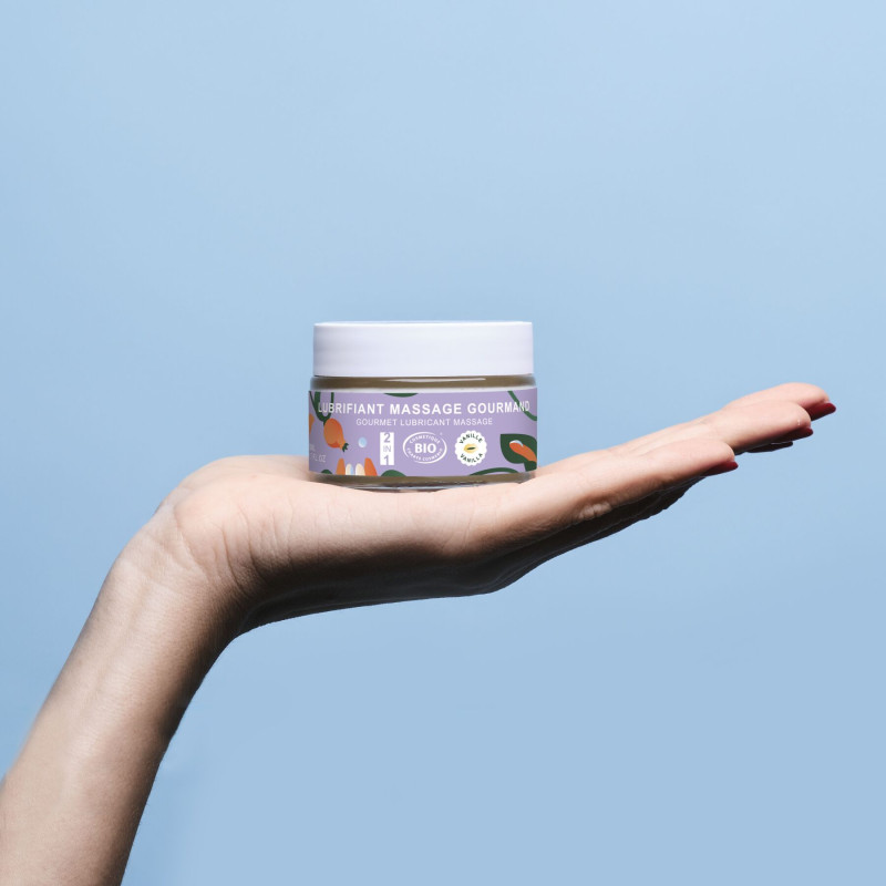 Масажна олія-лубрикант з ароматом та смаком ванілі Goliate Couple Gourmand Vanille 50 мл