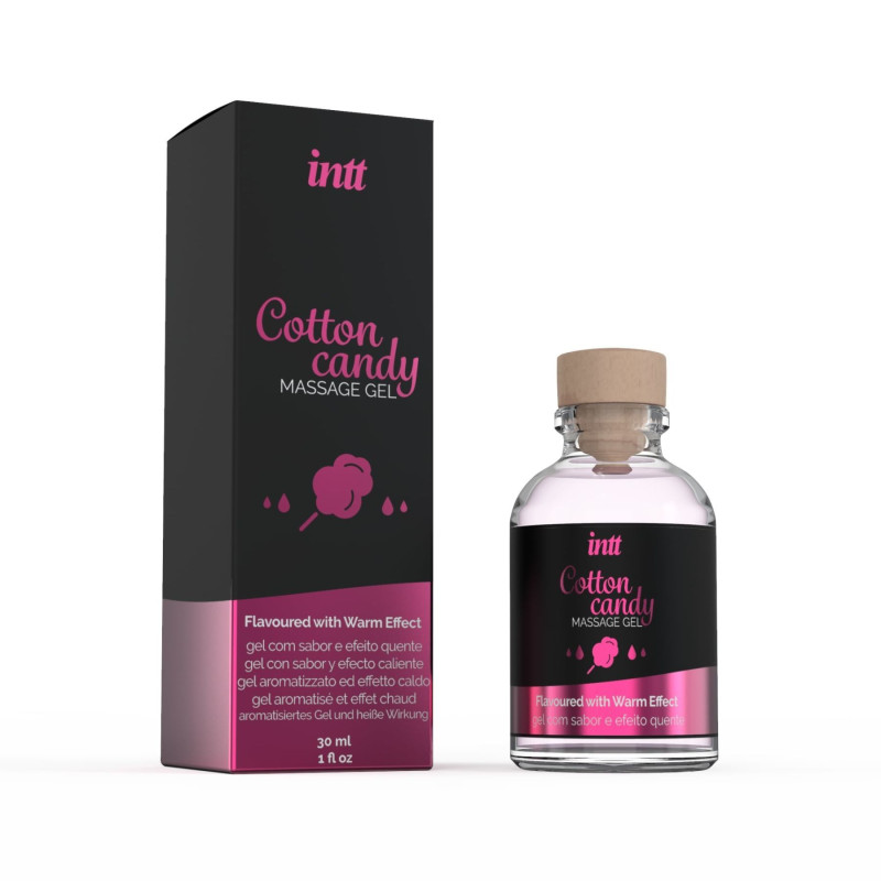 Массажный гель для интимных зон Intt Cotton Candy разогревающий 30 мл