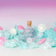 Масажна олія EXSENS With Love Cotton Candy 50мл розігріваюча, без цукру, їстівна