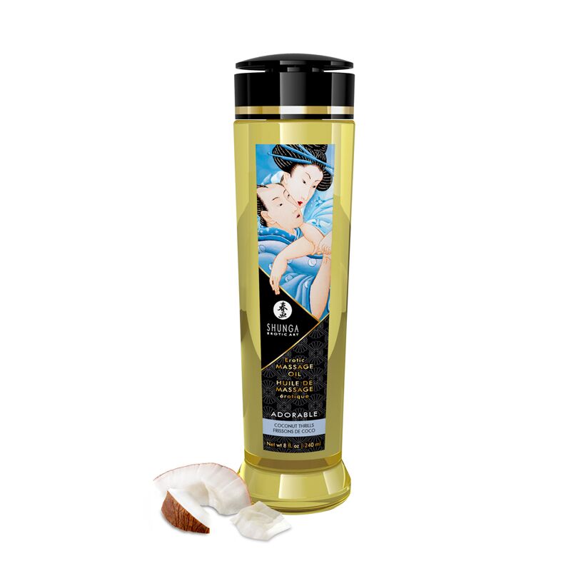 Масажна олія Shunga Adorable Coconut thrills 240 мл
