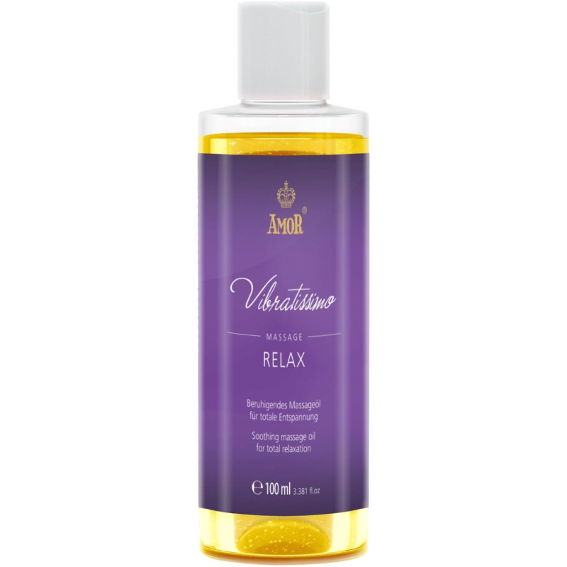 Масажне масло Vibratissimo Relax з заспокійливим ароматом 100 мл