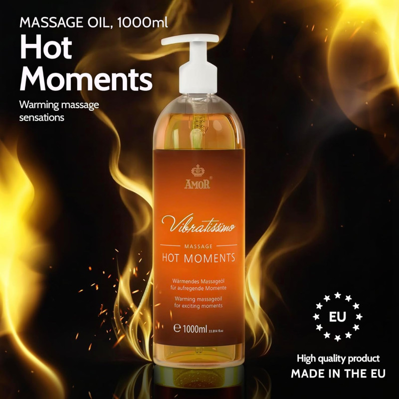 Масажна олія Amor Vibratissimo Hot Moments 1000 мл