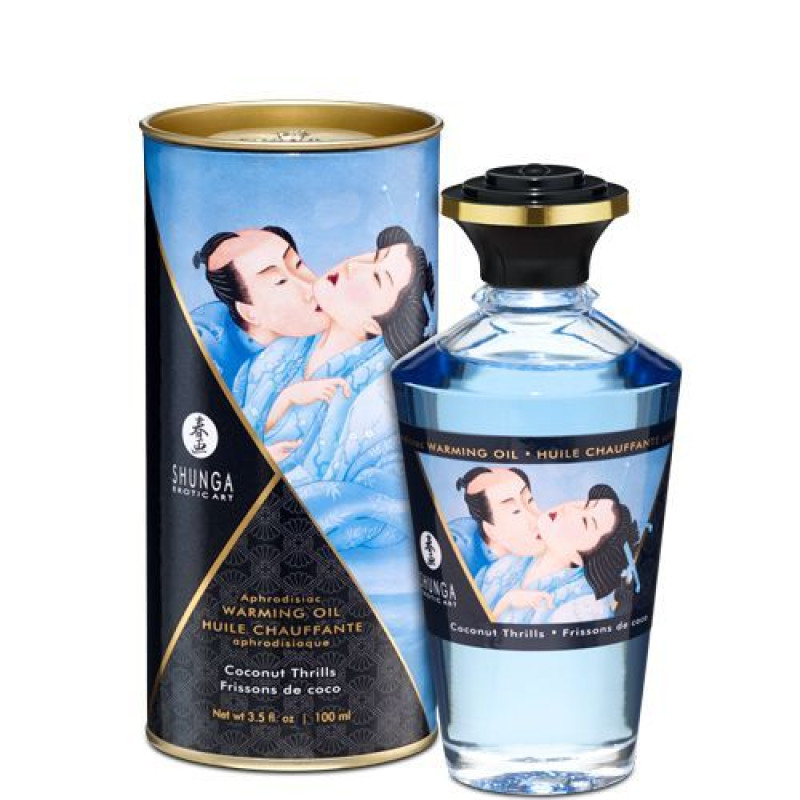 Разогревающее масло Shunga Aphrodisiac Warming Oil Coconut Thrills 100 мл
