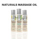 Массажное масло JO Naturals Massage Oil Peppermint & Eucalyptus с эфирными маслами (120 мл)
