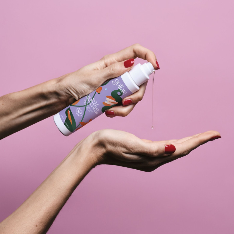 Масажна олія Goliate Huile De Massage Aphrodisiaque 100 мл, органічна, зігрівальний ефект