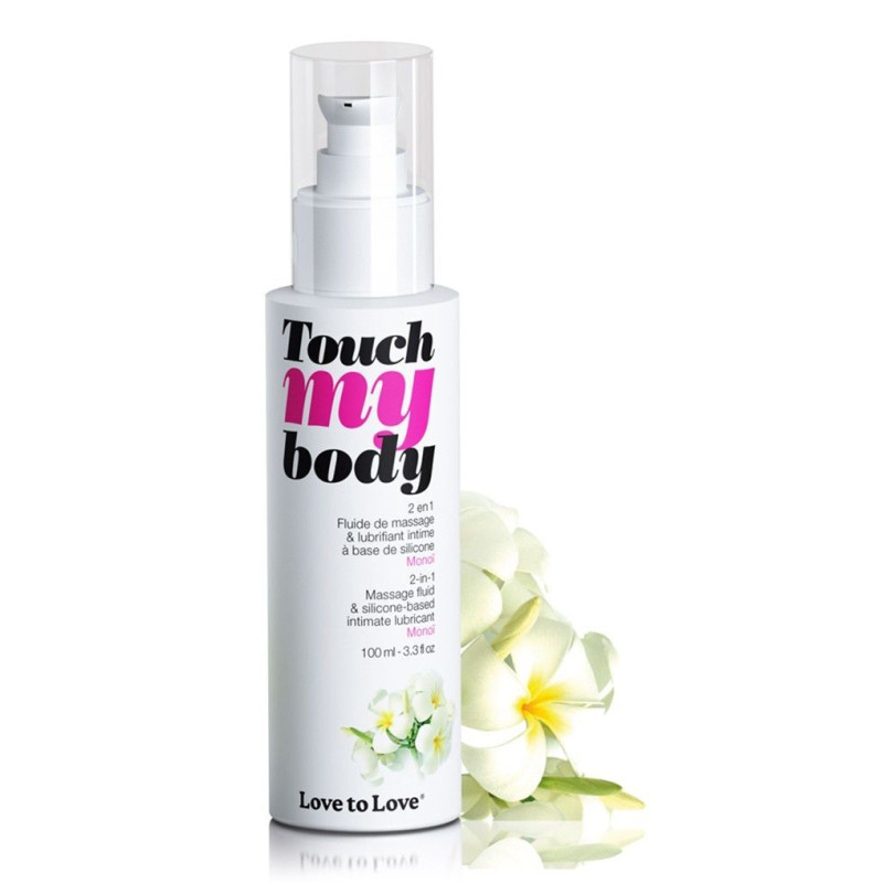 Масажний гель та мастило 2-в-1 Love To Love TOUCH MY BODY Monoi 100 мл