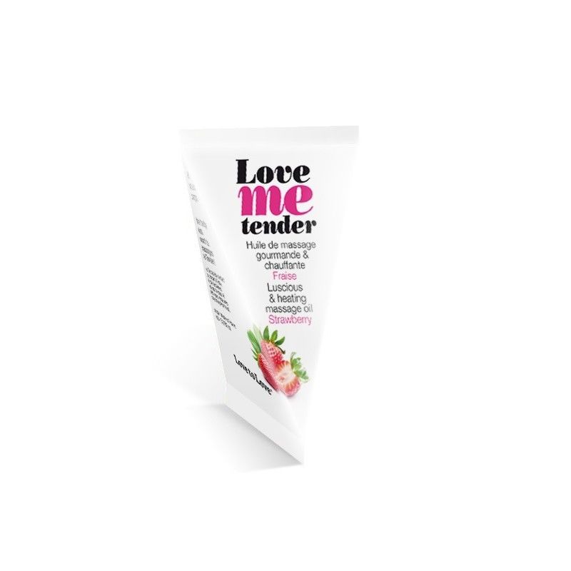 Разогревающее массажное масло Love To Love Love me tender Strawberry 10 мл