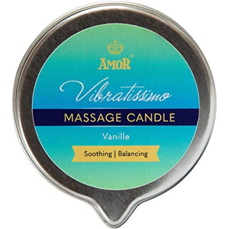 Масажна свічка Amor Vibratissimo Vanille, 100 мл