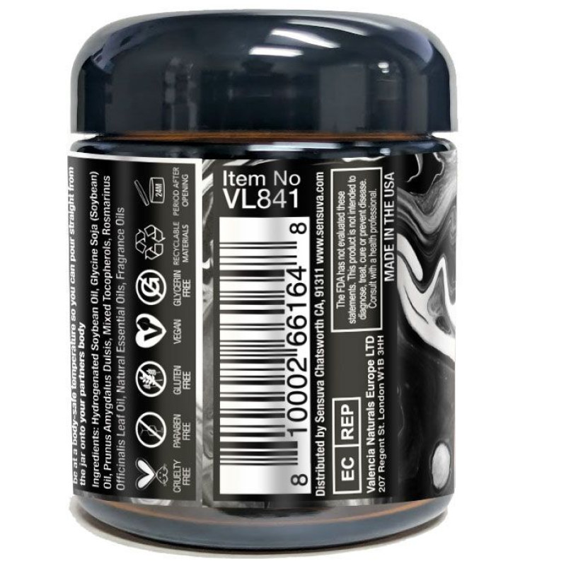 Масажна свічка Sensuva RO Dark Temptation Massage Oil Candle 113г