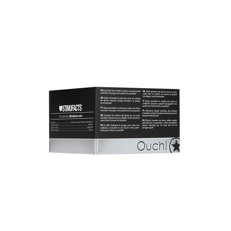 Массажная свеча Ouch! Massage Candle Rose Scented 100 гр
