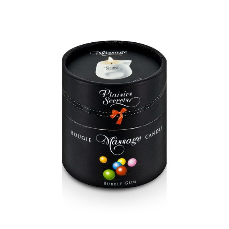 Массажная свеча Plaisirs Secrets Bubble Gum 80 мл