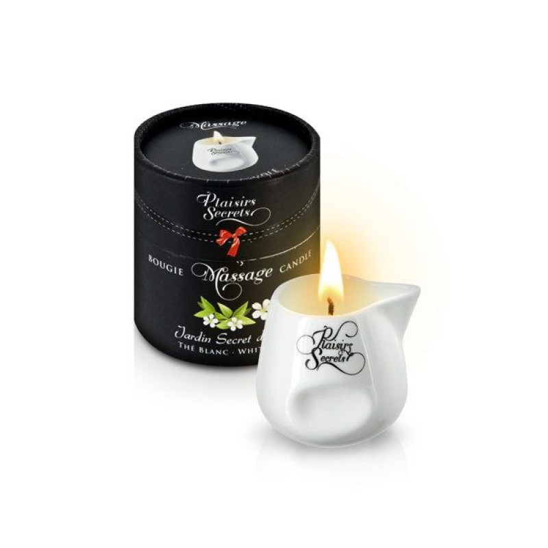 Массажная свеча Plaisirs Secrets White Tea 80 мл