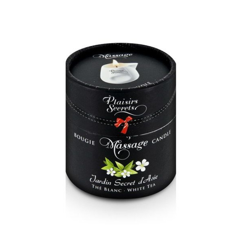 Массажная свеча Plaisirs Secrets White Tea 80 мл