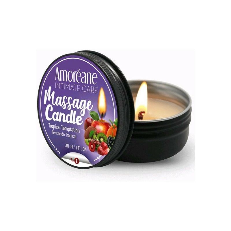 Масажна свічка Тропічна спокуса Amoreane Tropical Temptation 30 мл