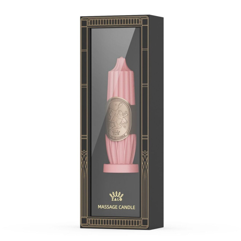 Роскошная массажная свеча Zalo Massage Candle Pink