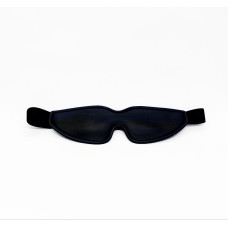 Маска екошкіра з вирізом DS Fetish Blindfold, чорна