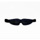 Маска екошкіра з вирізом DS Fetish Blindfold, чорна