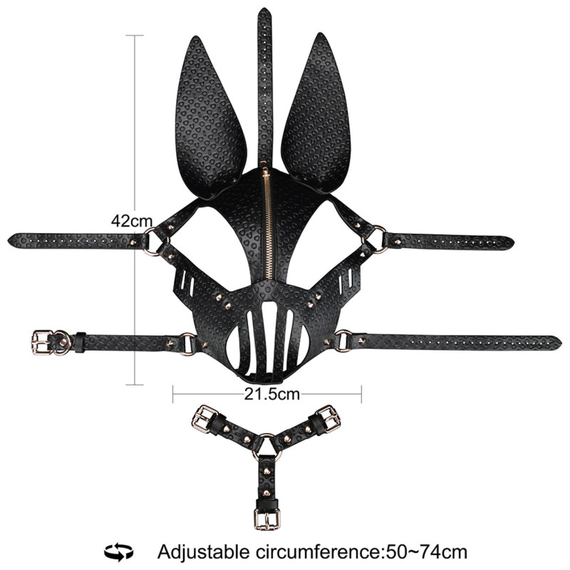 Маска LoveToy Rebellion Reign Dark Bunny Mask