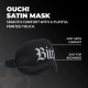 Маска на очі Ouch! Satin Blindfold Bitch Black