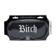 Маска на очі Ouch! Satin Blindfold Bitch Black