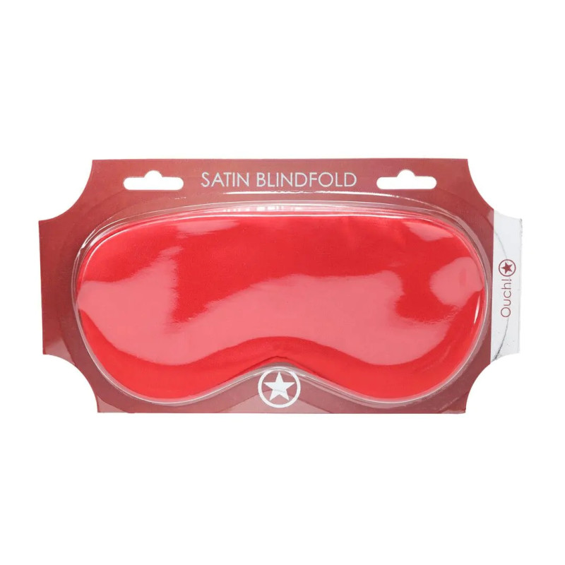 Маска на очі Ouch! Satin Blindfold Red