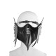 Маска ворон DS Fetish Muzzle 1 шкіра, ручної роботи, чорна