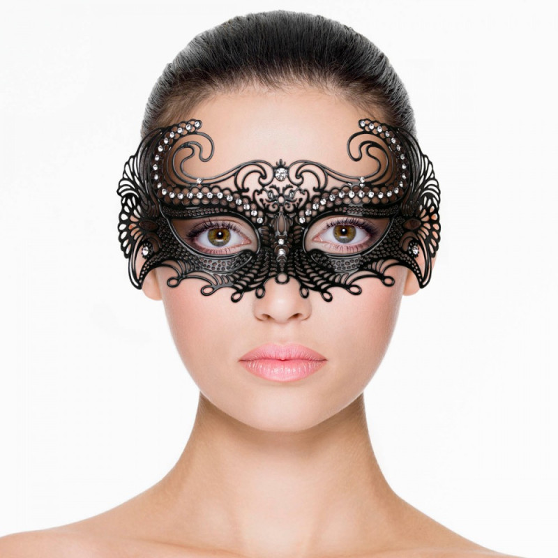 Маска металлическая EasyToys Venetiaans Masker Black 25487