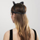 Маска кошечки Bijoux Indiscrets MAZE Cat Ears Headpiece Черная