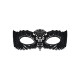 Мереживна маска Obsessive A700 mask, чорна, єдиний розмір