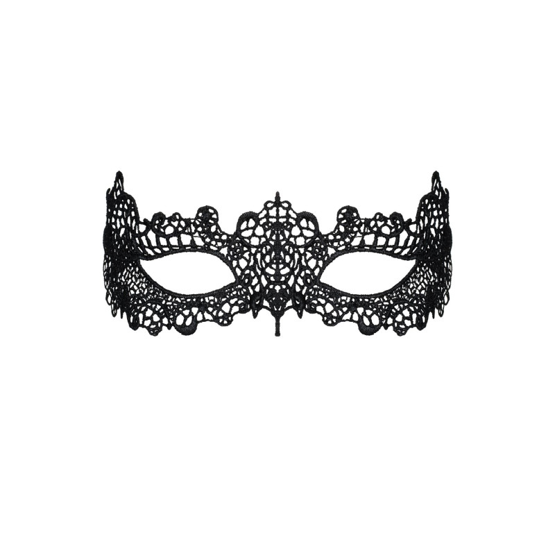 Мереживна маска Obsessive A701 mask, чорна, єдиний розмір
