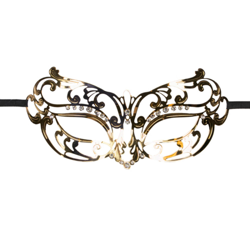 Маска металлическая EasyToys Venetiaans Masker Gold 25470