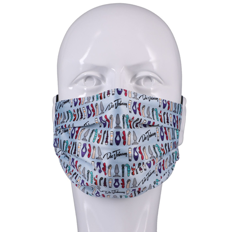 Двостороння маска Doc Johnson DJ Reversible and Adjustable face mask