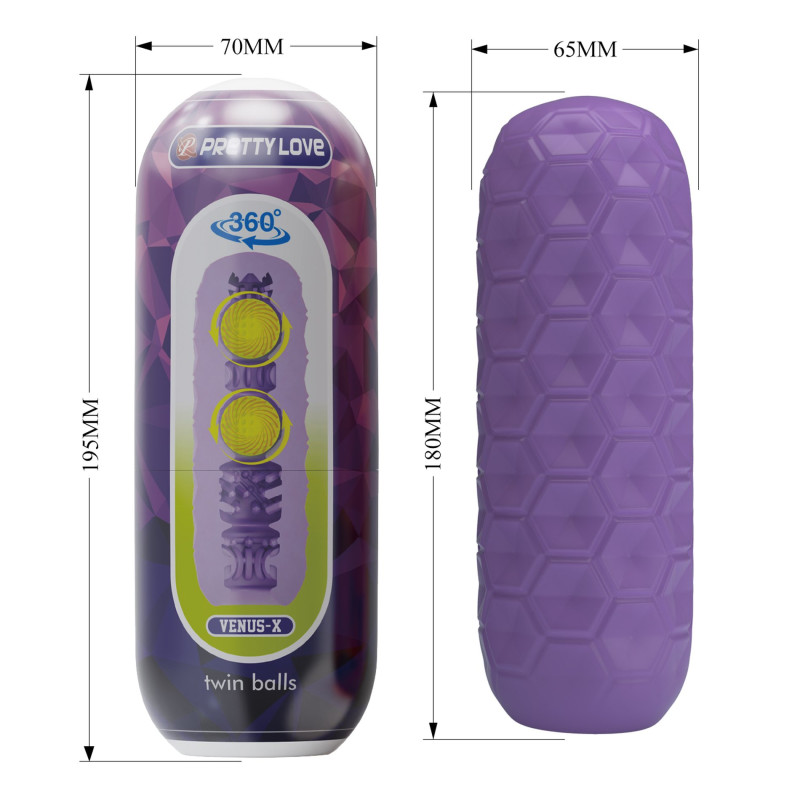 Мастурбатор Pretty Love Venus-X Purple