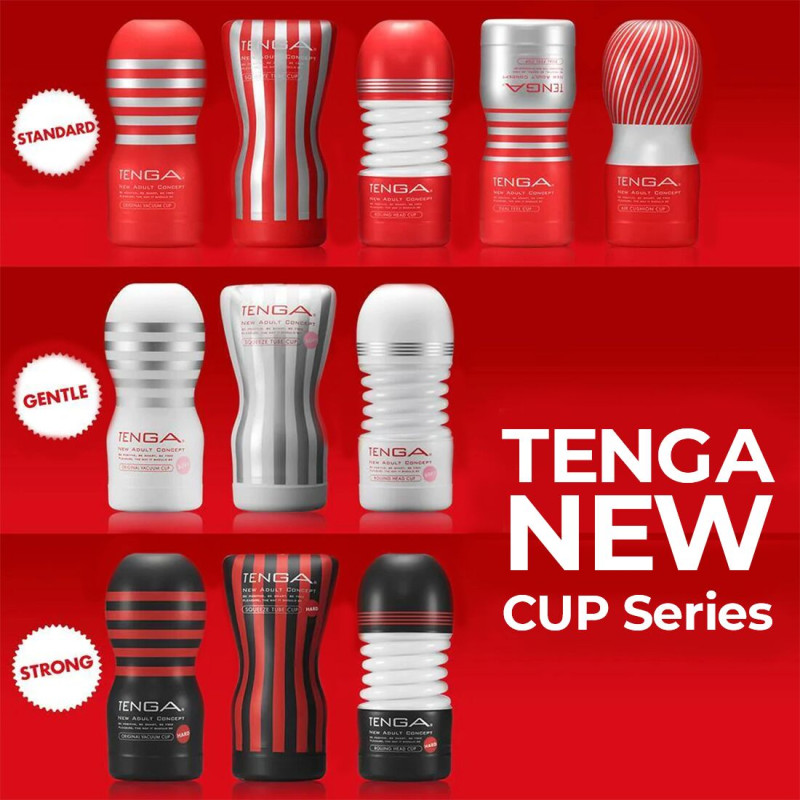 Мастурбатор Tenga Rolling Head Cup STRONG с интенсивной стимуляцией головки