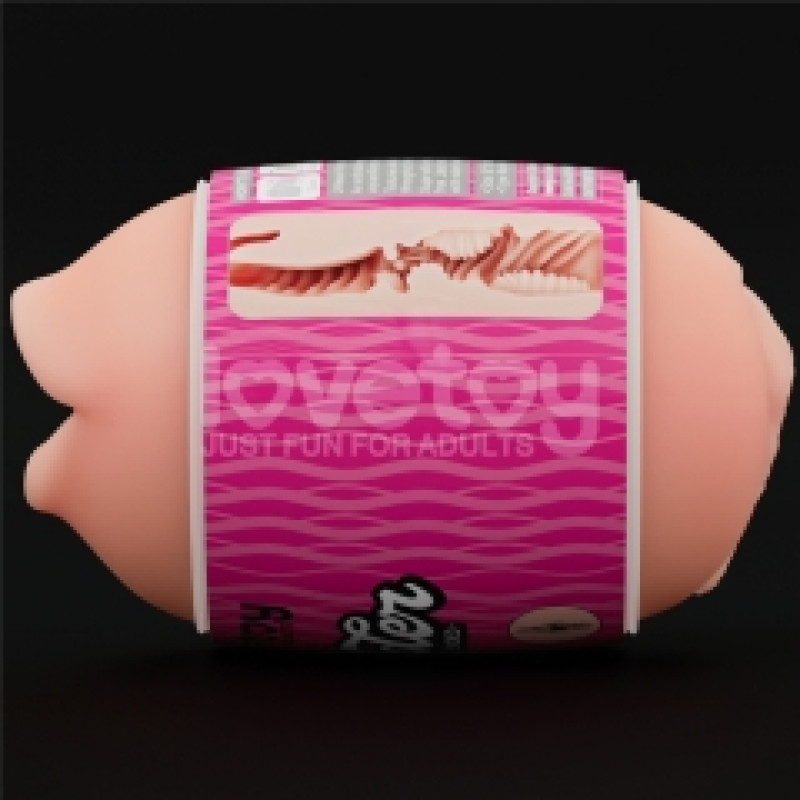 Мастурбатор LoveToy Slider DoubleLoveToyEnded Masturbator Mouth and Vagina Flesh