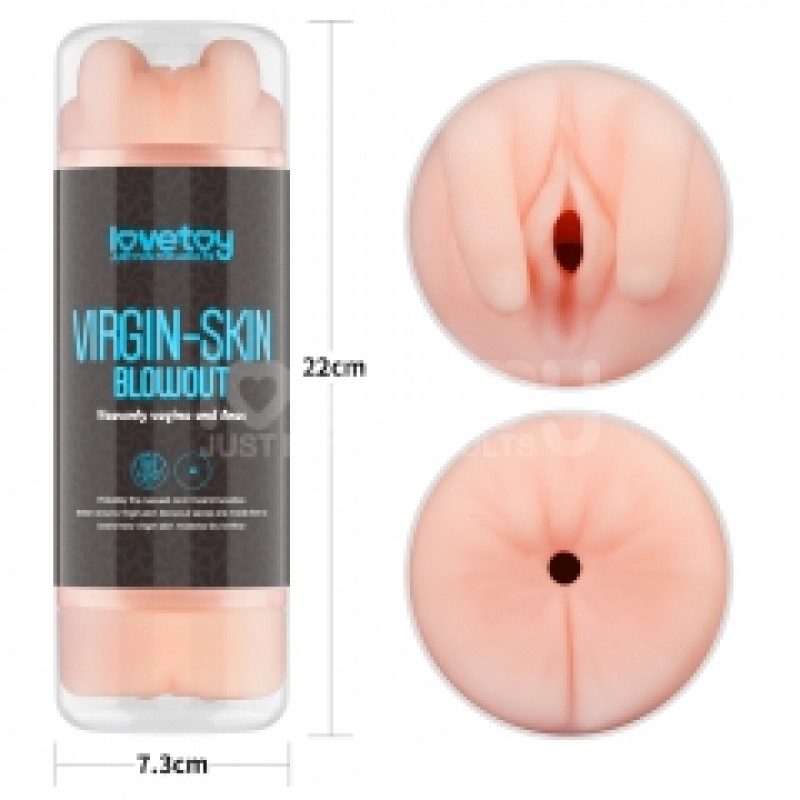 Мастурбатор LoveToy VirginLoveToySkin Blowout Stroker Vagina and Anus