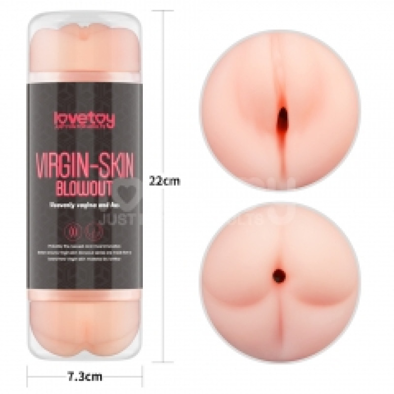 Мастурбатор LoveToy VirginLoveToySkin Blowout Stroker Vagina and Ass