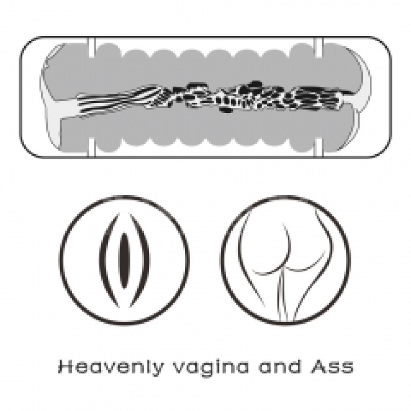 Мастурбатор LoveToy VirginLoveToySkin Blowout Stroker Vagina and Ass