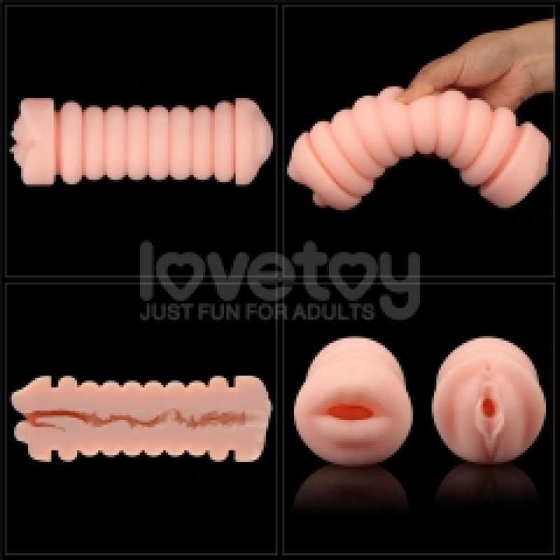 Мастурбатор LoveToy VirginLoveToySkin Blowout Stroker Vagina and Mouth