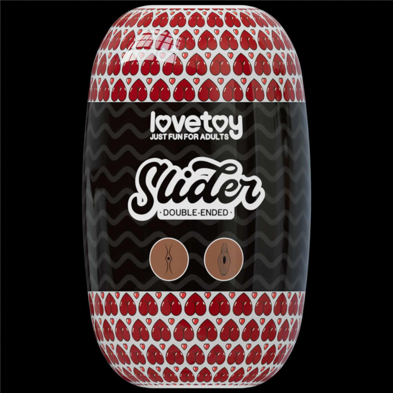 Мастурбатор LoveToy Slider DoubleLoveToyEnded Masturbator Ass and Vagina Brown