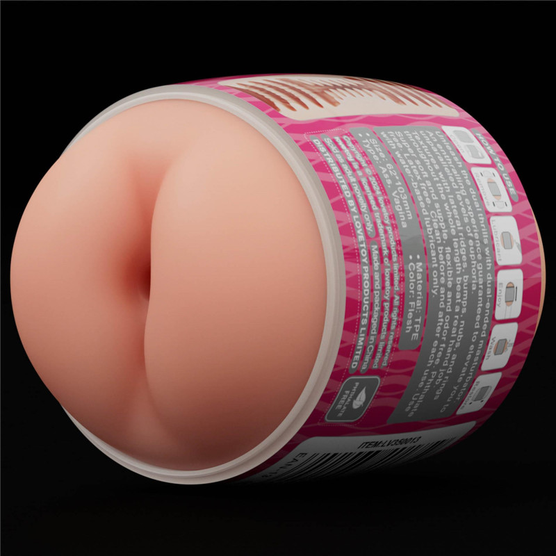 Мастурбатор LoveToy Slider DoubleLoveToyEnded Masturbator Ass and Vagina Flesh