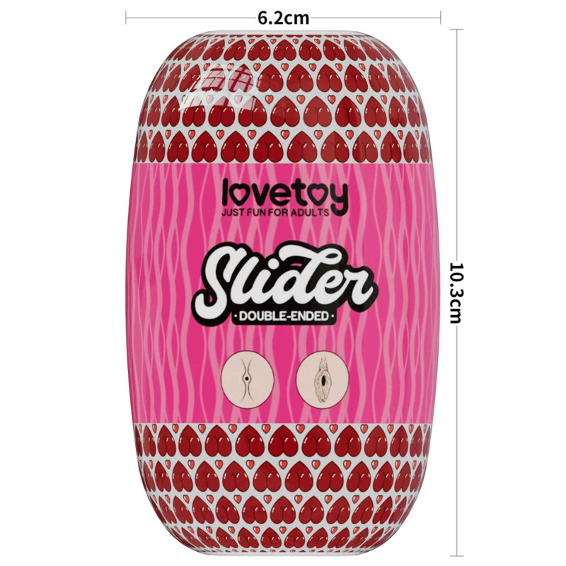 Мастурбатор LoveToy Slider DoubleLoveToyEnded Masturbator Ass and Vagina Flesh