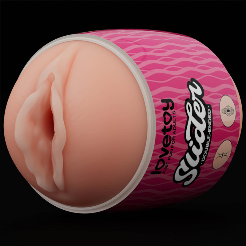 Мастурбатор LoveToy Slider DoubleLoveToyEnded Masturbator Ass and Vagina Flesh