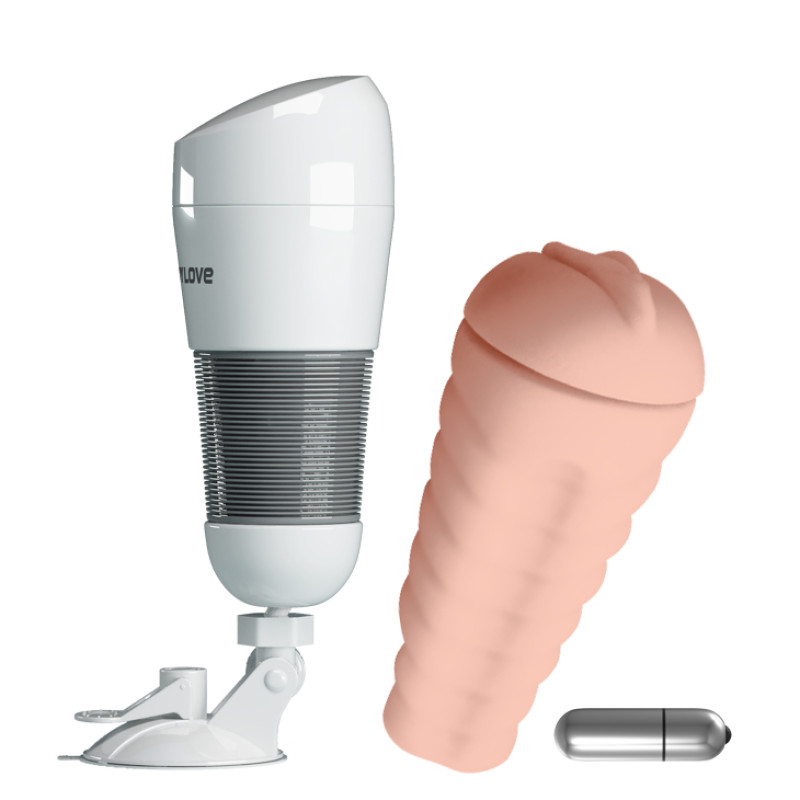 Мастурбатор вагіна LyBaile Mens stroker Kitty Білий